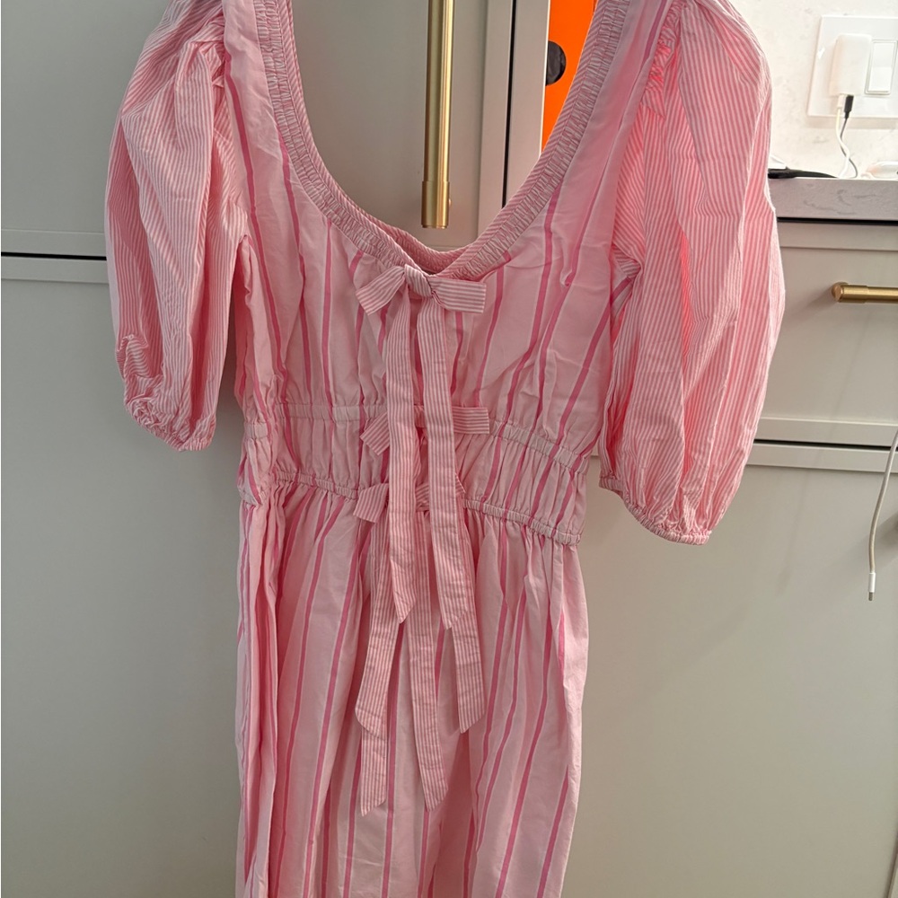 Damson Madder Amelie Puff Mini Dress NWOT - Picture 2 of 7